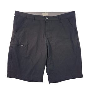 Weatherproof Vintage Trail Shorts Men's Size 38 Hiking Fishing Dri Fit Black